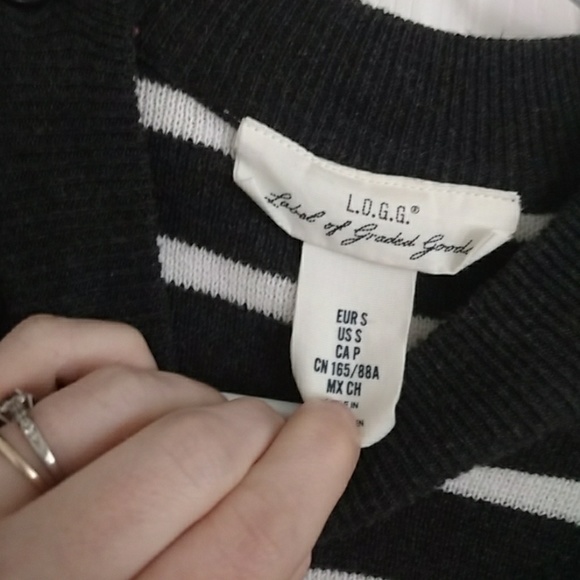 Striped sweater tunic or dress - Picture 3 of 4